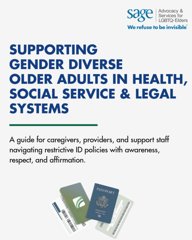 Supporting Gender Diverse Older Adults in Health, Social Service, and Legal Systems